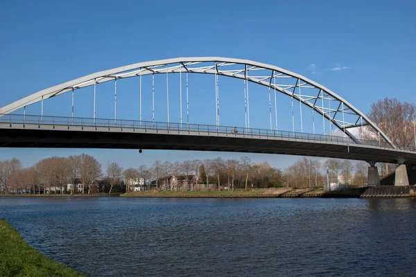 Weesperbrug Między Driemond Weesp Holandia 2022 — Zdjęcie stockowe