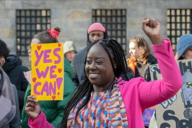 Amsterdam 'da Kadınlar Yürüyüş Gösterisi 5-3-2022