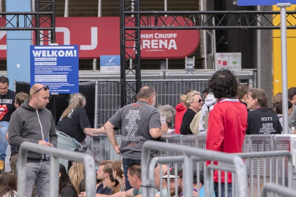 Fans Last Three Concerts Rolling Stones Amsterdam Nederländerna 2022 — Stockfoto