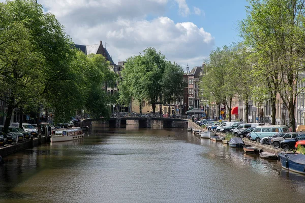 Vista Dal Ponte Joes Kloppenburg Amsterdam Paesi Bassi 2022 — Foto Stock