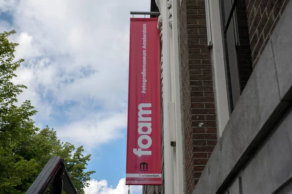 Billboard Foam Museum Amsterdam 2022 — Stockfoto