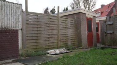 Amsterdam 'daki Eunice Fırtınası' nda Çit Esintisi Hollanda 19-2-2022