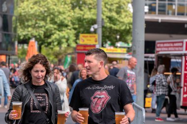 Fans Prepare For The Last Of Three Concerts Of The Rolling Stones At Amsterdam The Netherlands 13-6-2022