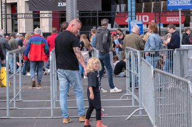 Fans Prepare For The Last Of Three Concerts Of The Rolling Stones At Amsterdam The Netherlands 13-6-2022