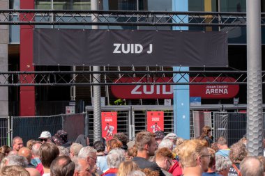 Fans Prepare For The Last Of Three Concerts Of The Rolling Stones At Amsterdam The Netherlands 13-6-2022