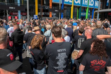 Fans Prepare For The Last Of Three Concerts Of The Rolling Stones At Amsterdam The Netherlands 13-6-2022