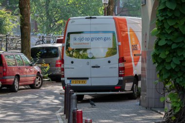Backside Post.nl Van At Amsterdam The Netherlands 23-6-2022