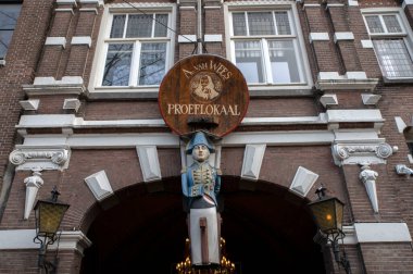 Billboard A Van Wees Proeflokaal Building At Amsterdam The Netherlands 8-2-2022
