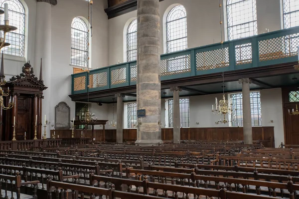 Benches Portuguese Synagogue Amsterdam Netherlands 2022 — Fotografia de Stock