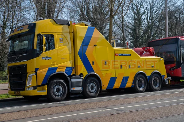 Bergnet Towing Truck Amsterdam Netherlands 2022 — Foto de Stock