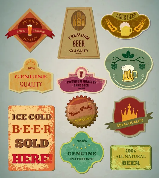 Eski bira etiketleri
