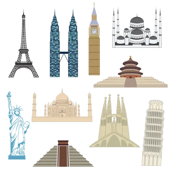 Travel icons. — Stock Vector