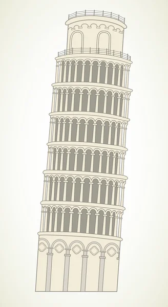 Pisa — Vector de stock