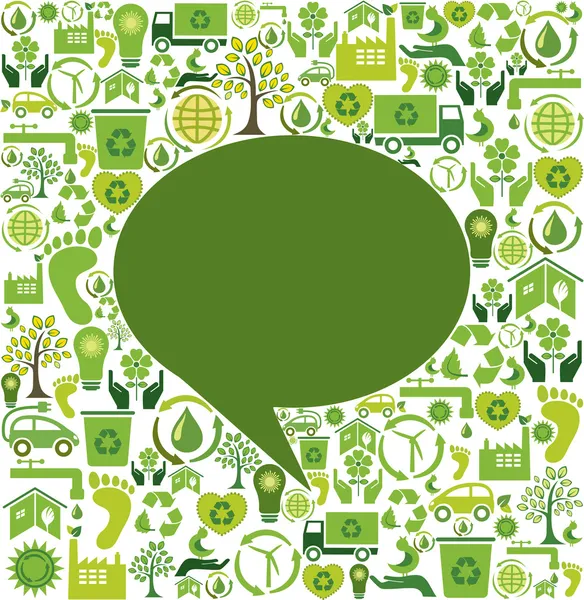 yeşil konuşma balonu