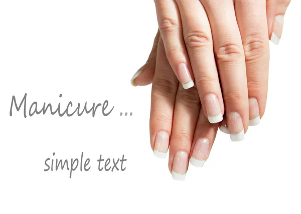 Nails manicure — Stock Photo, Image
