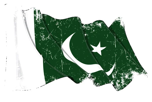 Pakistanische Flagge — Stockfoto