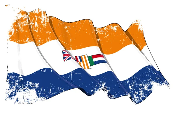 Zuid-Afrika 1928-1994 vlag grunge — Stockfoto