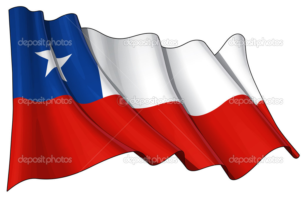 Bandera de Chile fotografía de stock © nazlisart 13850666 Depositphotos