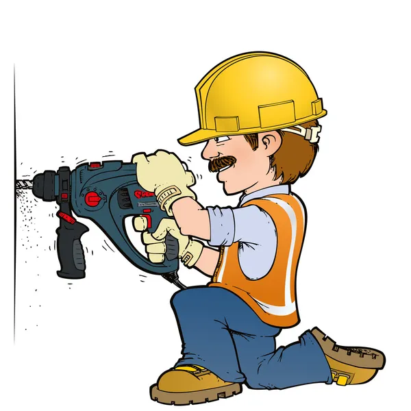 Construction Workers - Drilling — 스톡 사진