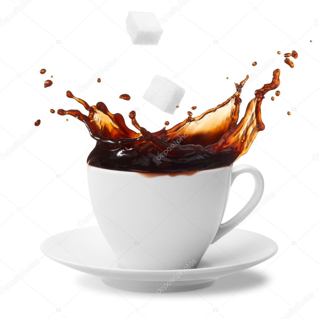 coffee splashing — Stock Photo © ifong 29483453