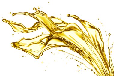 Big oil splash clipart