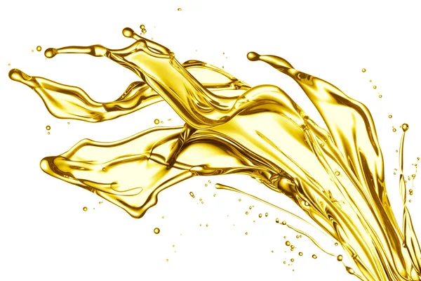 Salpicadura de aceite grande — Foto de Stock