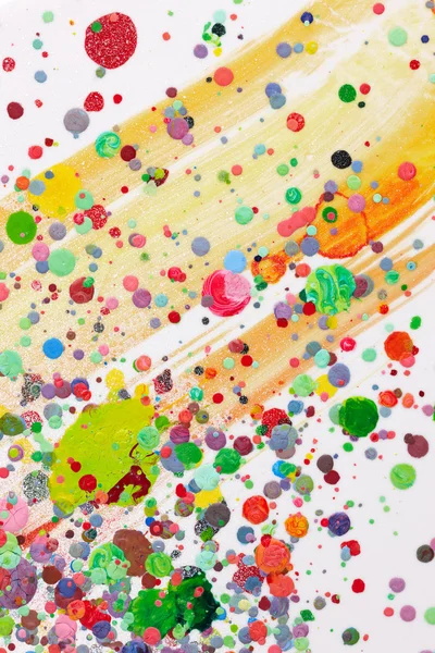 Kleurrijke verf splatter — Stockfoto