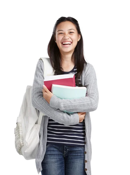 Studenten lachen — Stockfoto