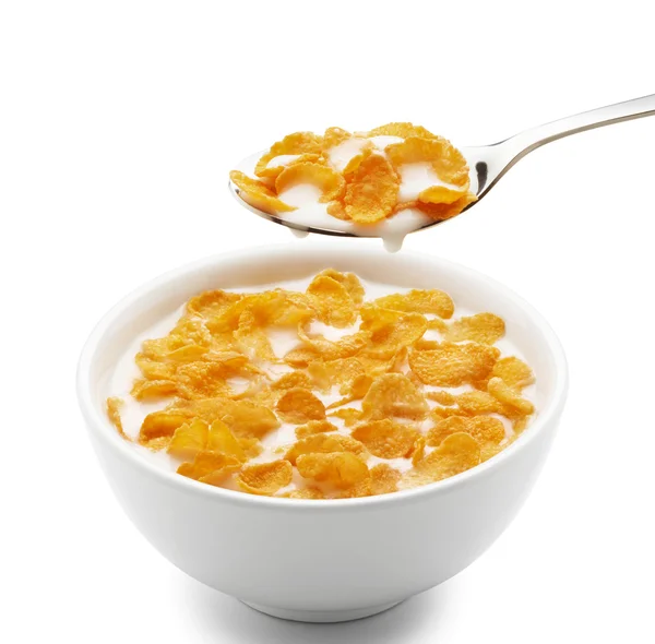 Corn flakes — Stock Photo, Image