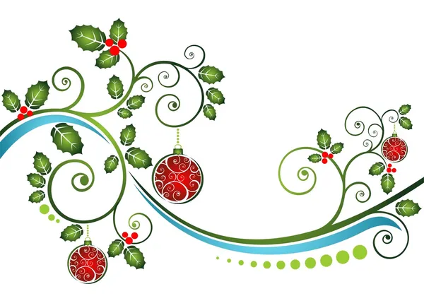 Christmas pattern with balls — Stock Photo, Image