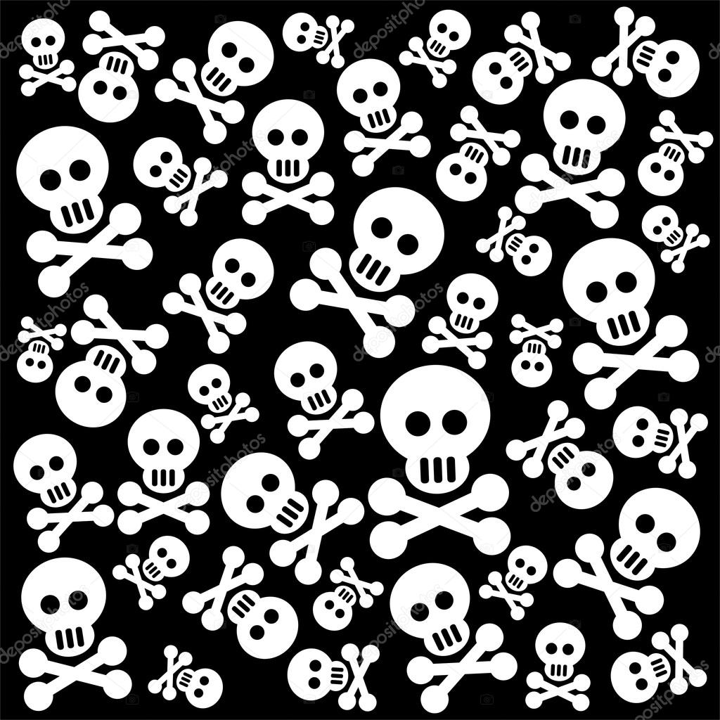 skulls background