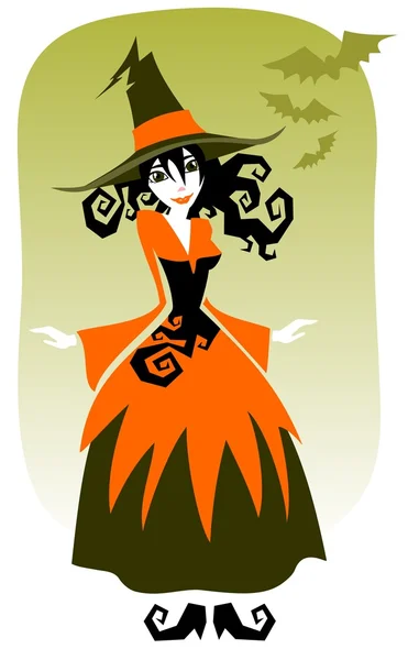 Halloween witch — Stock Photo, Image