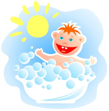 çocuk ve banyo