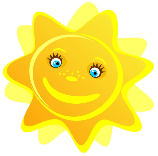 Счастливого солнца — стоковое фото