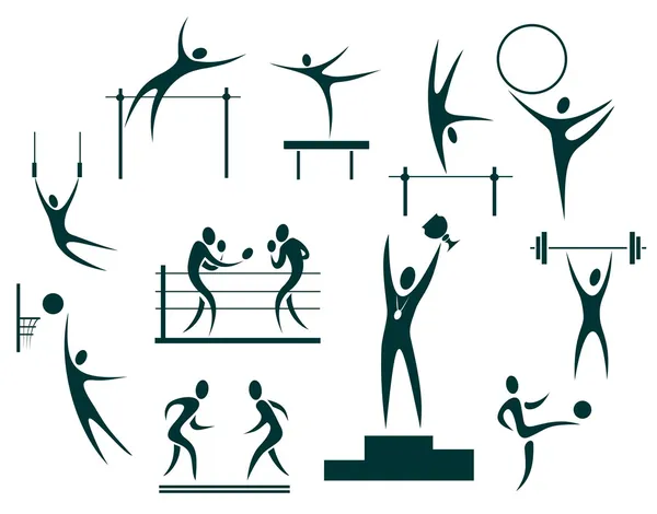 Sport symbols set — Stock Photo, Image
