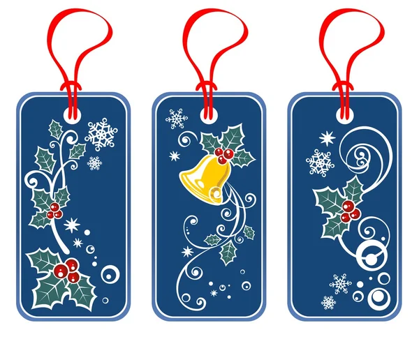 Christmas price tags set — Stock Photo, Image