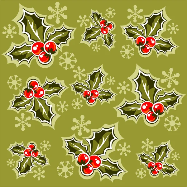 Green christmas background — Stock Photo, Image