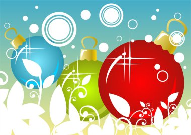 Noel topları arka planı