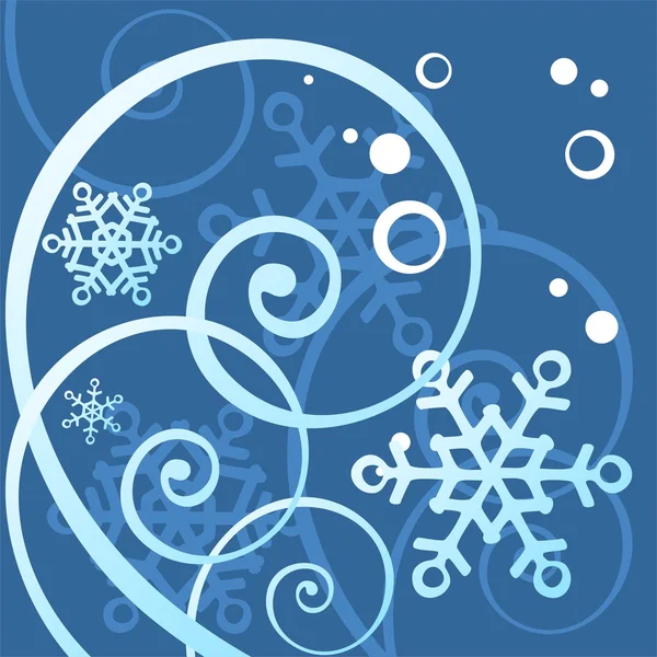 Blue winter background — Stock Photo, Image