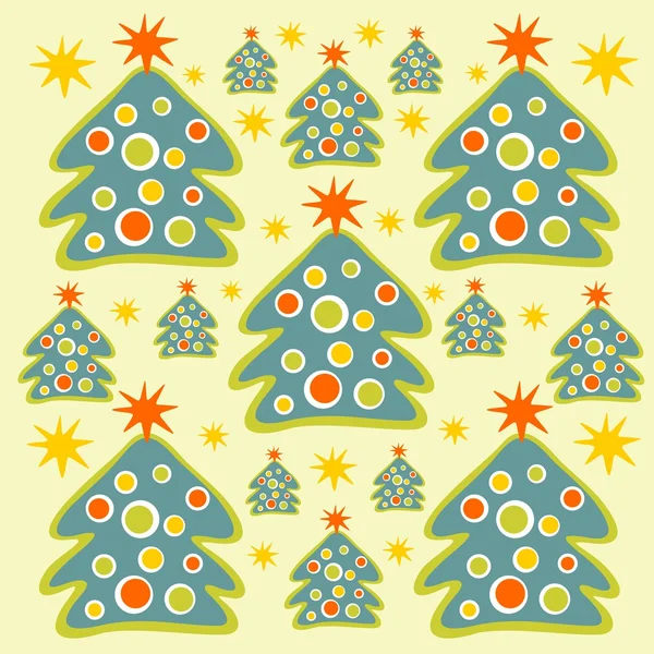 Noel ağaçları arka plan — Stok fotoğraf