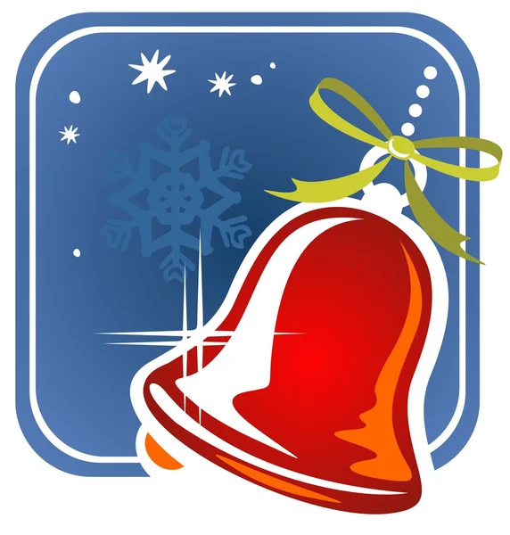 Christmas handbell — Stock Photo, Image