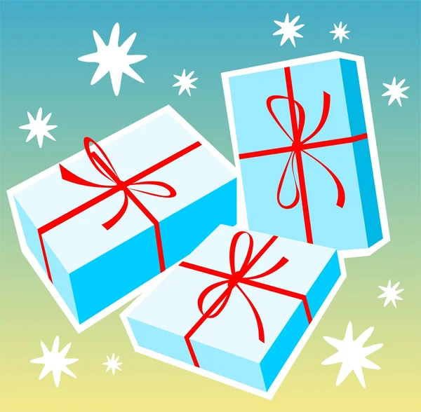 Gift boxes — Stock Photo, Image