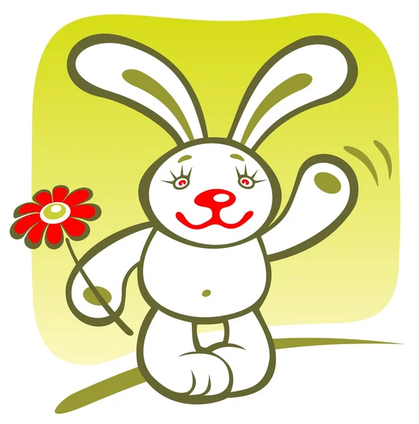 Cartoon rabbit — Stock Photo, Image