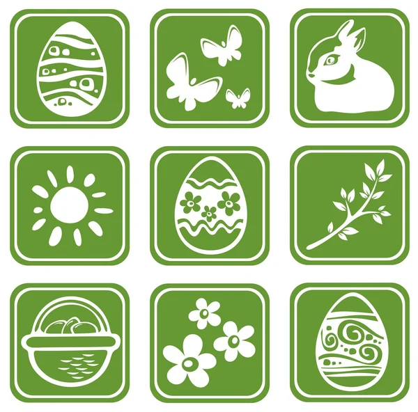 Easter symbols set — Stock Photo, Image