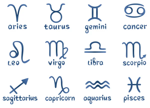 Segni zodiacali — Foto Stock