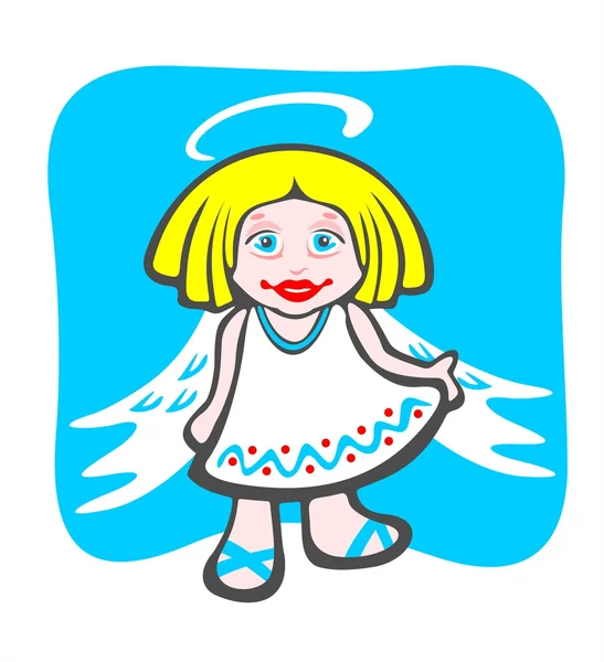 Cheerful angel — Stock Photo, Image