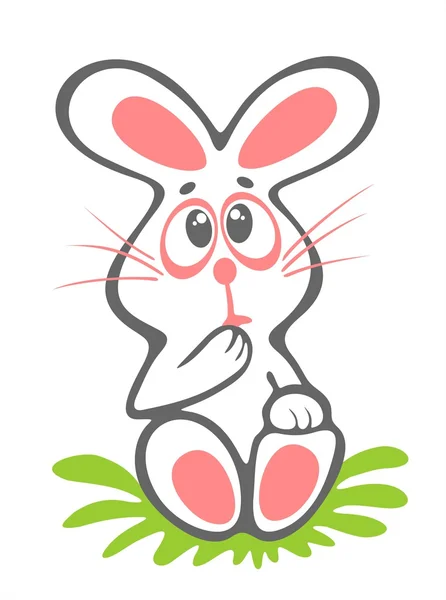 Timid easter rabbit — Stock Photo, Image