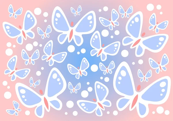 Butterflies background — Stock Photo, Image
