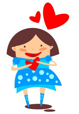 Yürekli genç kız.