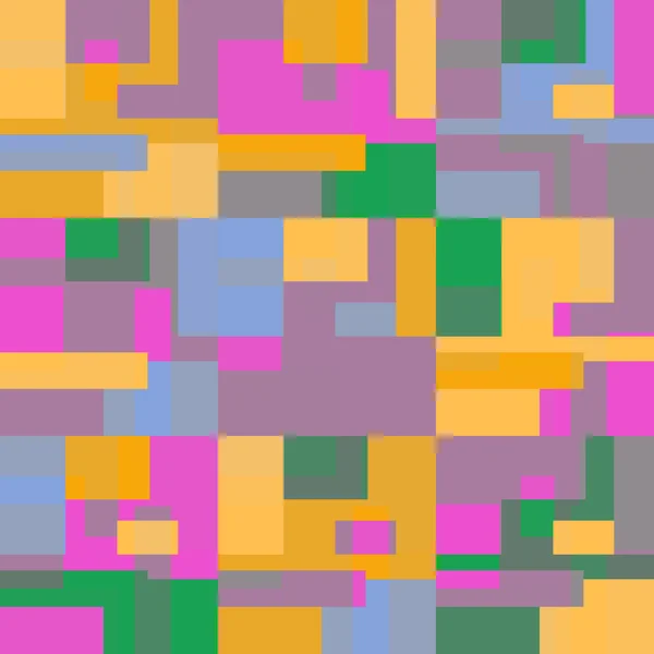 Abstrakcyjny Bezszwowy Wzór Kolorowymi Elementami Mozaiki Ilustracja Wektora Projekt Banera — Wektor stockowy